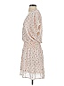 Veronica M. 100% Polyester Stars Tan Casual Dress Size S - photo 5