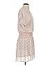 Veronica M. 100% Polyester Stars Tan Casual Dress Size S - photo 4