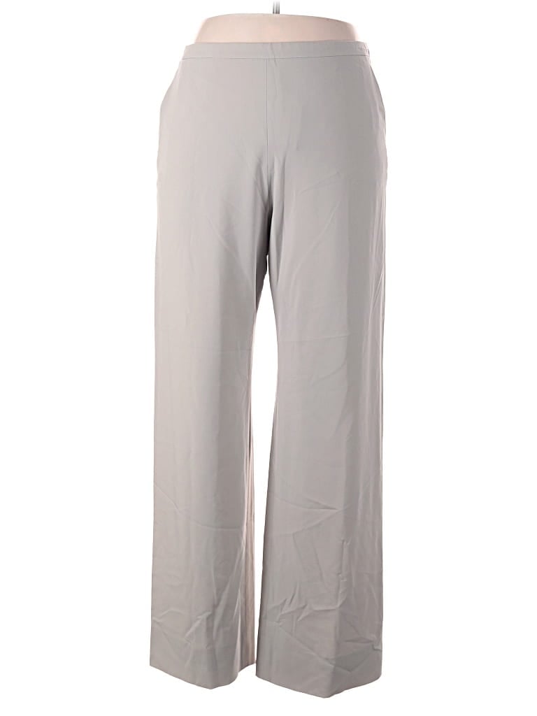 Pre-owned Giorgio Armani Wool Pants In Gray