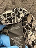 Vince Camuto 100% Polyester Animal Print Silver Long Sleeve Blouse Size XS - photo 4