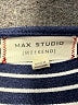 Max Studio Blue 3/4 Sleeve Top Size M - photo 7