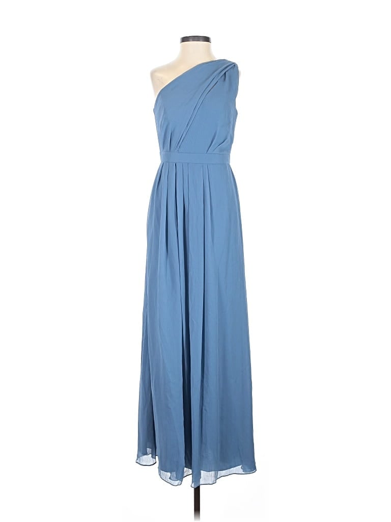 Pre-owned David's Bridal Casual Dress In Blue