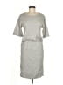 Index Solid Gray Casual Dress Size M - photo 1