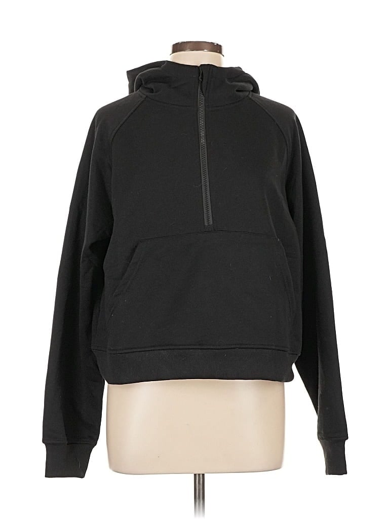 Pre-owned Unbranded Pullover Hoodie In Black