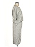 Index Solid Gray Casual Dress Size M - photo 4