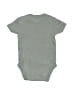 Hanes Solid Gray Short Sleeve Onesie Size 0-3 mo - 3-6 mo - photo 2