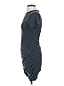 Express Solid Gray Casual Dress Size XS - photo 5