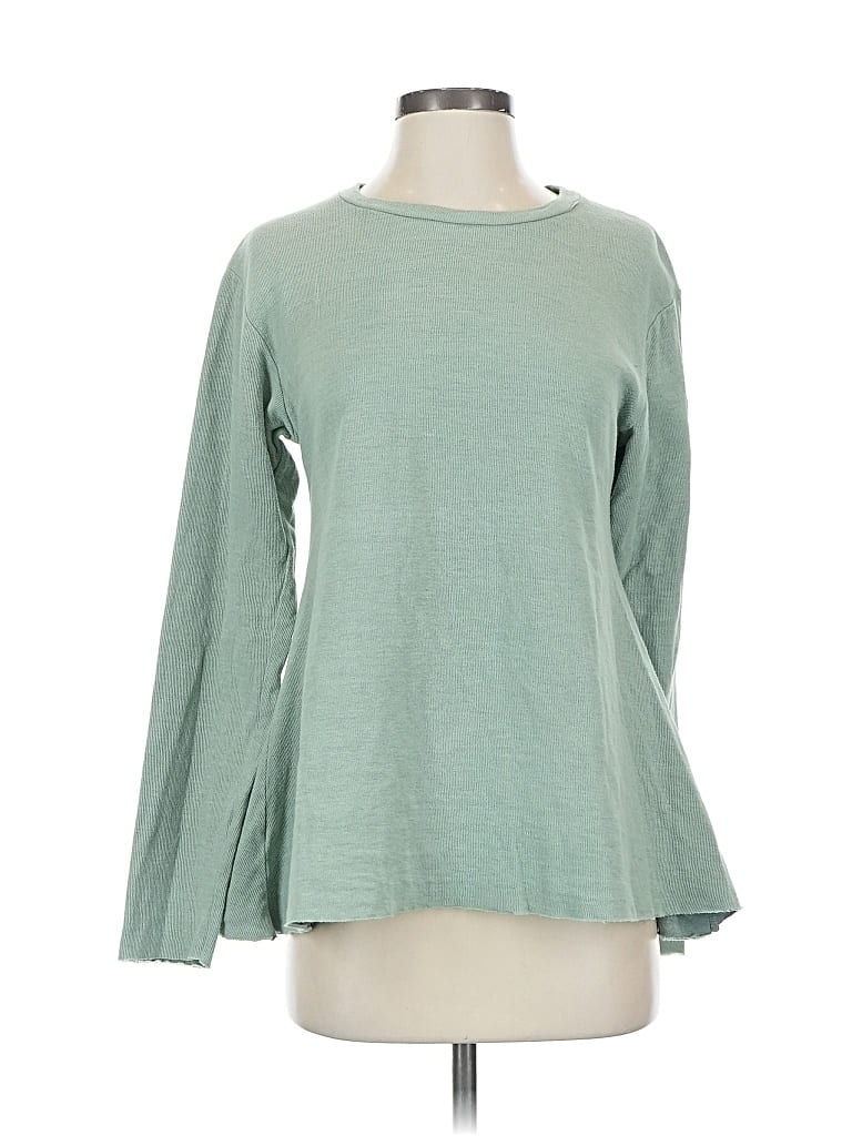 CUT LOOSE Pre-owned Long Sleeve T-shirt In Green