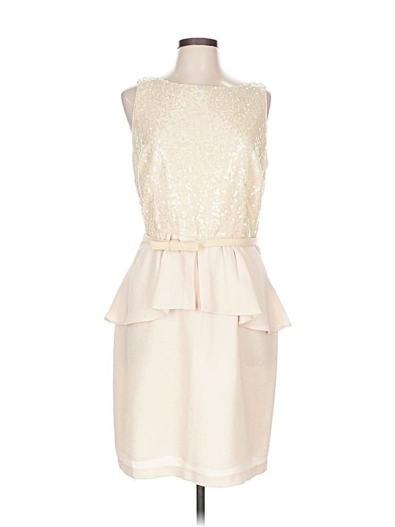 J. TAYLOR Pre-owned Cocktail Dress In White