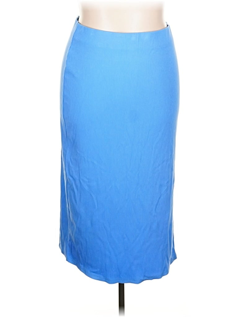Ann Taylor Loft Formal Skirt In Blue