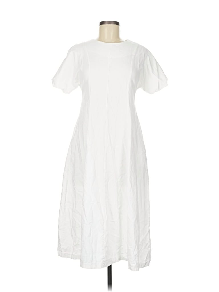 Pre-owned Assorted Brands Casual Dress In White