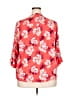 Torrid Red 3/4 Sleeve Blouse Size 3X Plus (3) - photo 2