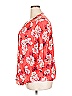 Torrid Red 3/4 Sleeve Blouse Size 3X Plus (3) - photo 5