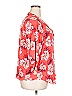 Torrid Red 3/4 Sleeve Blouse Size 3X Plus (3) - photo 4