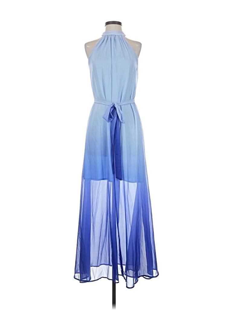 SHEIN Pre-owned Cocktail Dress In Blue