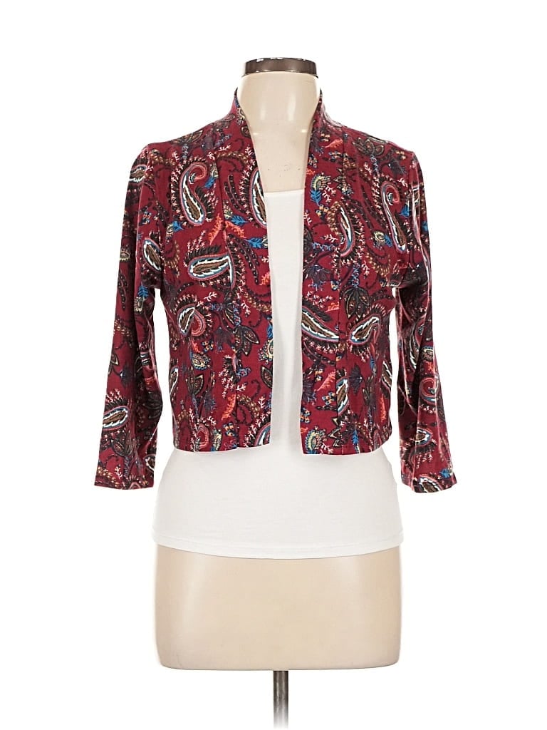 Naif 3/4 Sleeve Blouse In Burgundy