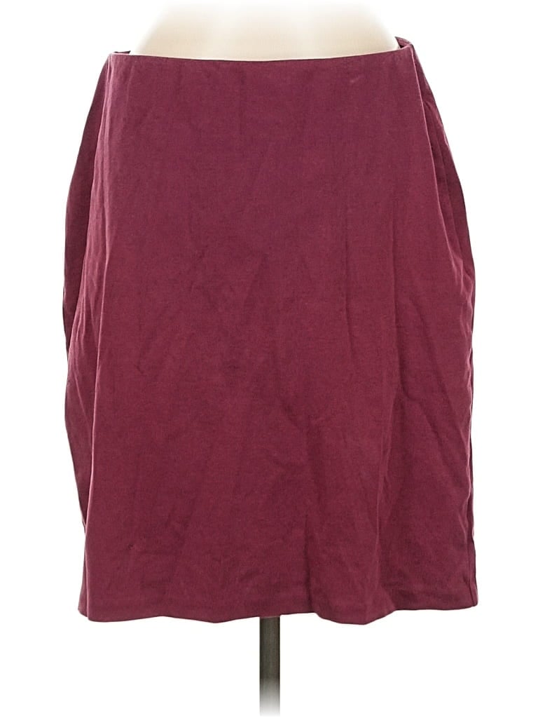 Pre-owned Old Navy Casual Skirt In Burgundy