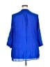 Fever Blue 3/4 Sleeve Blouse Size XXL - photo 2