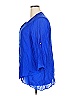 Fever Blue 3/4 Sleeve Blouse Size XXL - photo 5