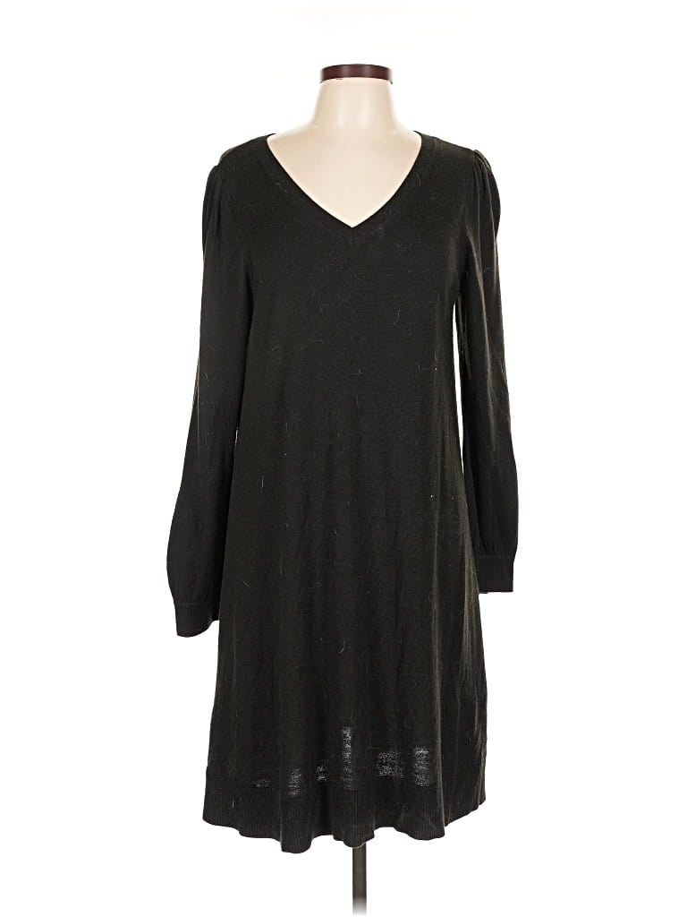 Pre-owned Ann Taylor Loft 3/4 Sleeve T-shirt In Black