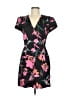 Milly 100% Viscose Print Black Cocktail Dress Size 6 - photo 1