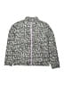 Eddie Bauer 100% Polyester Print Gray Track Jacket Size 14 - 16 - photo 1