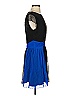 Porter Grey Color Block Blue Cocktail Dress Size 4 - photo 4