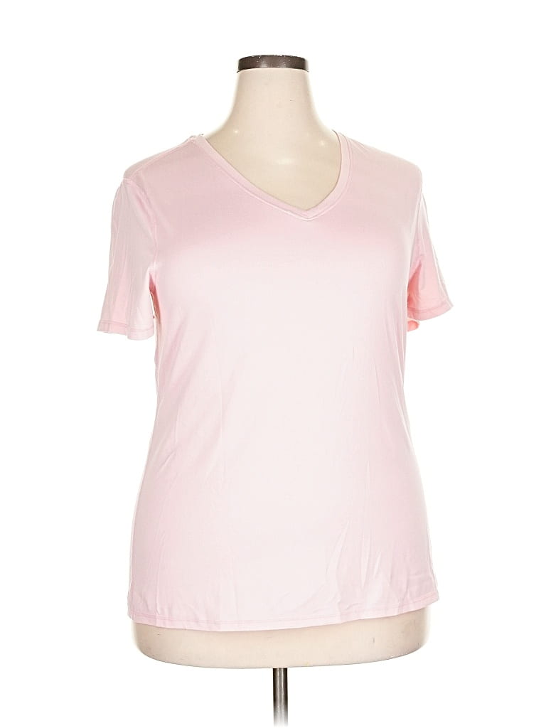 Click to view more detailed imagery on our partner's website Pre-owned Athletic Works Short Sleeve T-shirt In Pink