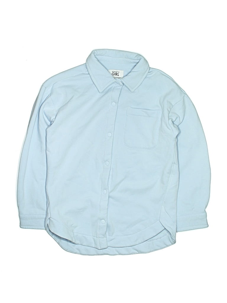 Pre-owned Athleta Girl Kids' Sweatshirt In Blue