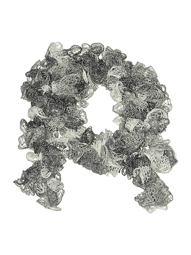 Pre-owned Unbranded Scarf In Gray