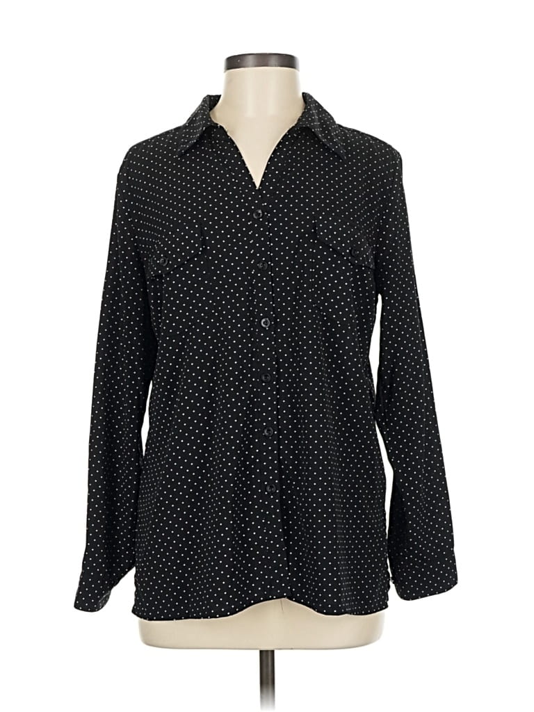ELEMENTZ Pre-owned Long Sleeve Blouse In Black
