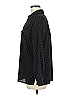 Elementz Polka Dots Black Long Sleeve Blouse Size M - photo 5