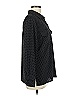 Elementz Polka Dots Black Long Sleeve Blouse Size M - photo 4