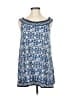 Max Studio Blue Sleeveless Blouse Size M - photo 1