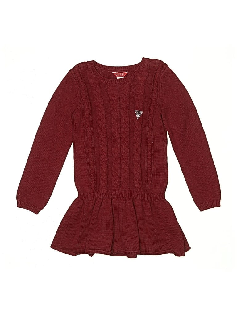GUESS Pre-owned Kids' Pullover Sweater In Burgundy