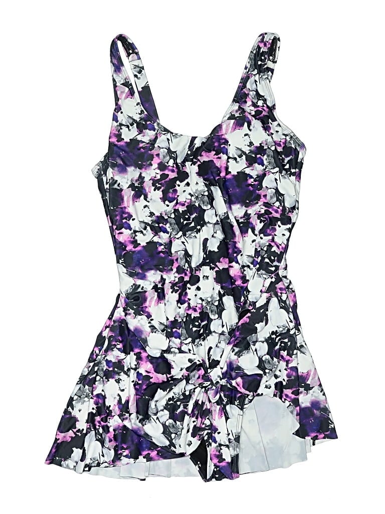 Pre-owned Hilor One Piece Swimsuit In Purple