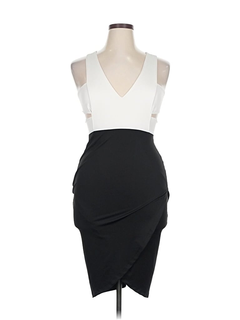 Pre-owned Assorted Brands Cocktail Dress In Black