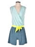 CATHERINE Catherine Malandrino Color Block Blue Romper Size XS - photo 1