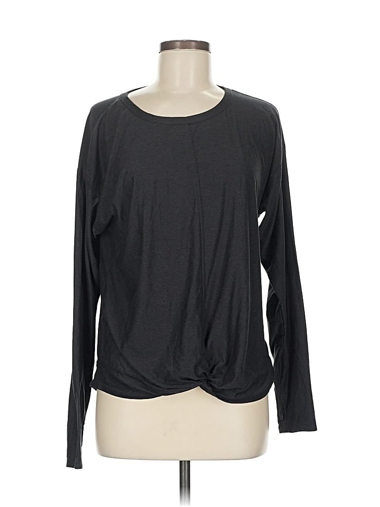 Pre-owned Active By Old Navy Long Sleeve T-shirt In Gray