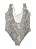 Unbranded Animal Print Gray Ivory One Piece Swimsuit Size XS (estimated) - photo 2
