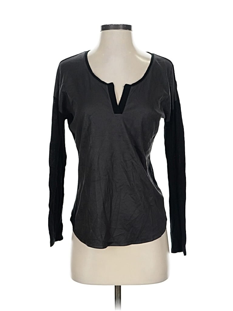 Pre-owned Generation Love Long Sleeve Henley Shirt In Gray