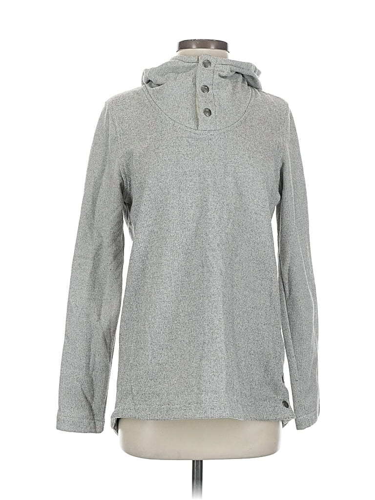 Pre-owned The North Face Pullover Hoodie In Gray