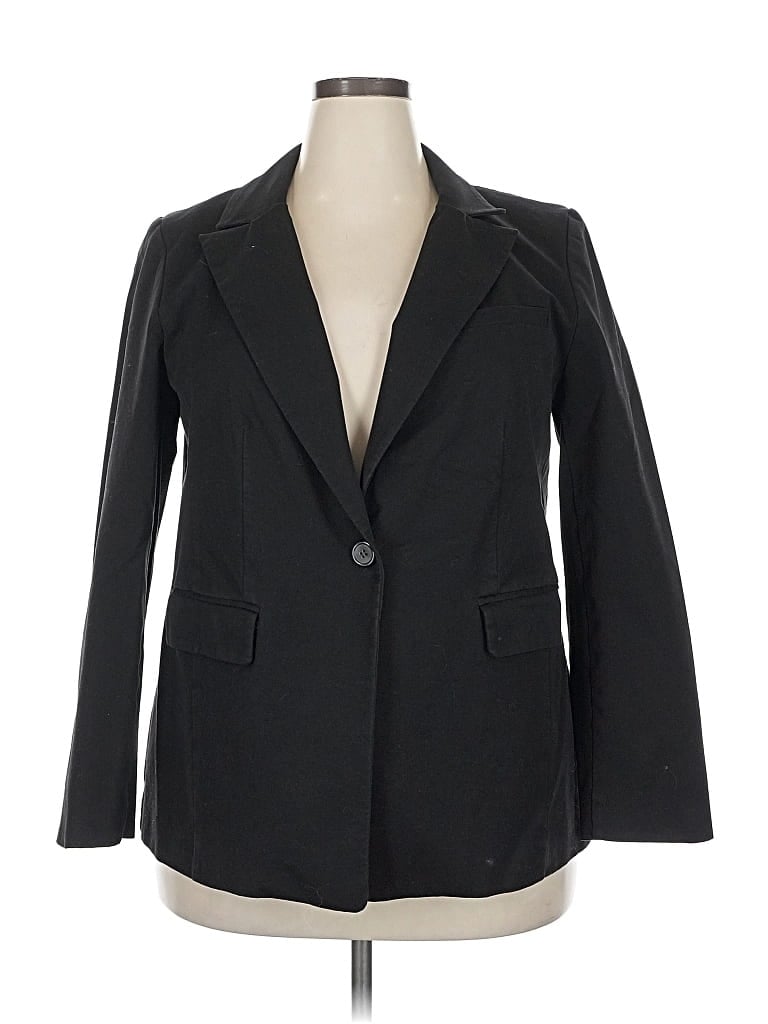 ELOQUII Pre-owned Blazer Jacket In Black