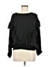 Gianni Bini 100% Polyester Black 3/4 Sleeve Blouse Size M - photo 1