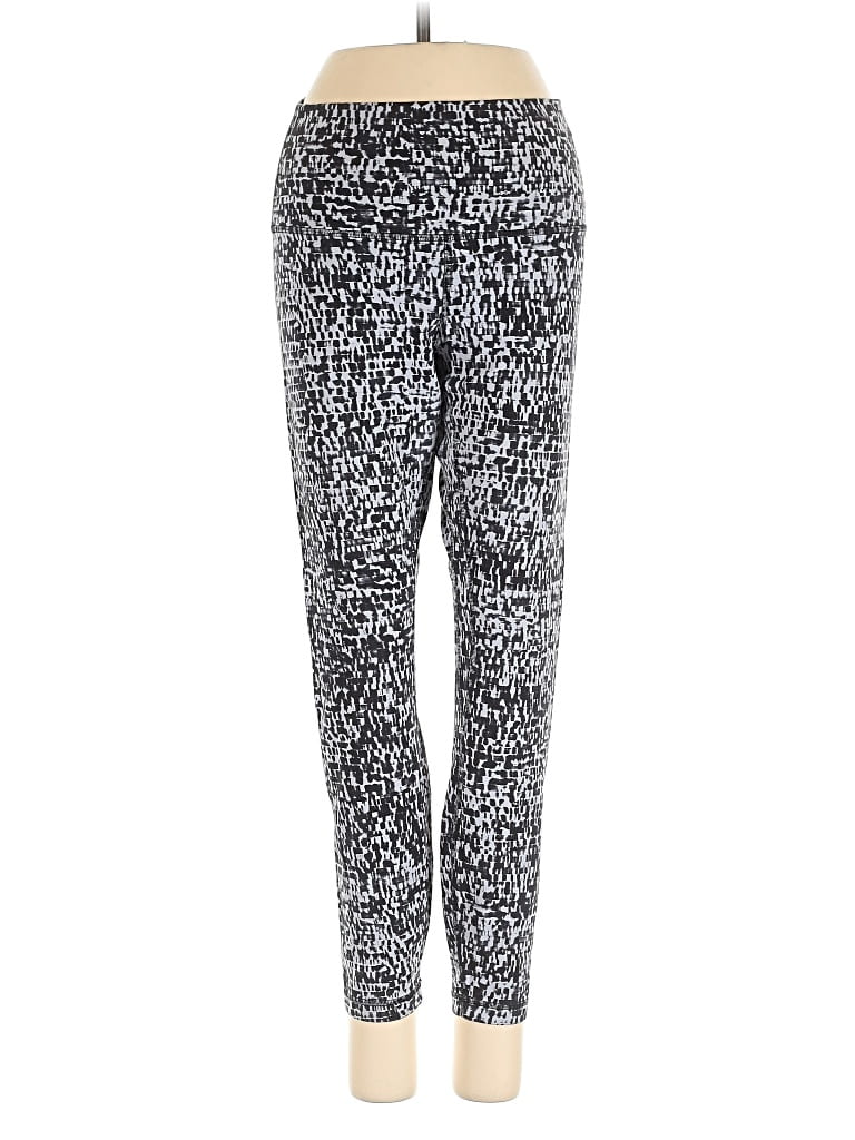 Pre-owned Lululemon Athletica Active Pants In Silver