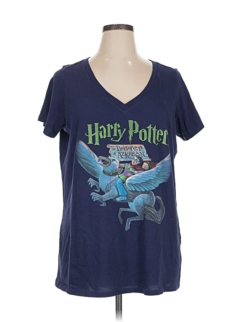 HARRY POTTER Pre-owned Short Sleeve T-shirt In Blue