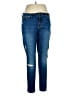 Jennifer Lopez Solid Blue Jeans Size 15 - photo 1