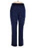 St. John's Bay Print Blue Casual Pants Size XL - photo 1