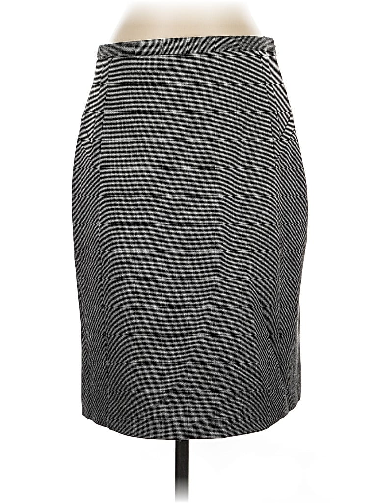 Pre-owned Express Design Studio Formal Skirt In Gray