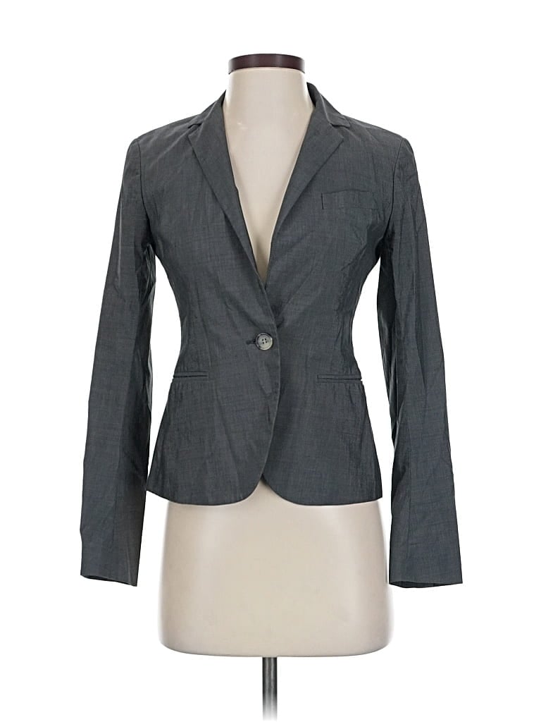 Pre-owned Theory Blazer Jacket In Gray